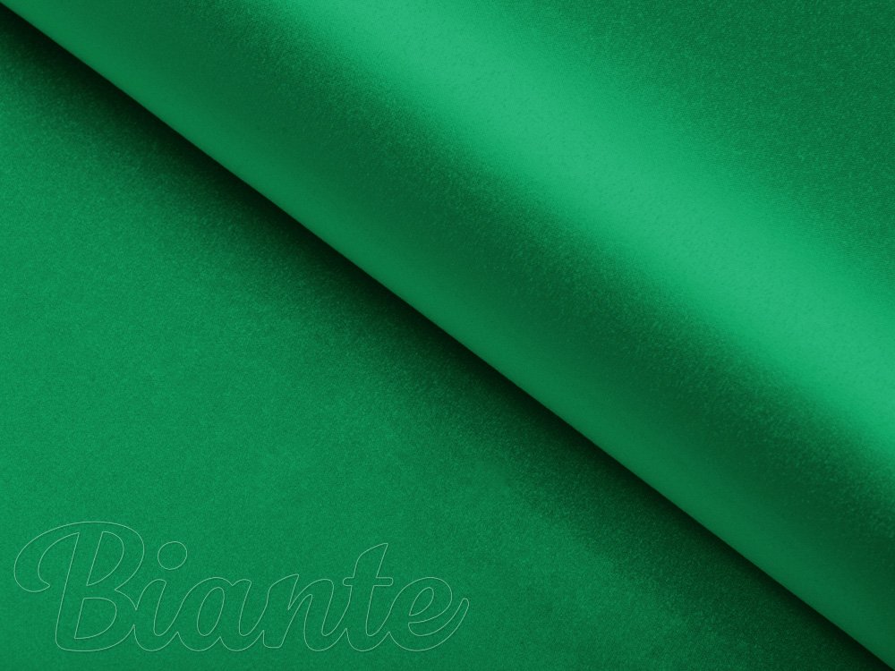 Látka polyesterový satén LUX-028 Irská zelená - šířka 150 cm - detail 2 - Biante.cz