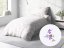 Bavlnené posteľné obliečky Sandra SA-296 Drobné fialové kvety na bielom - detail 2 - Biante.sk