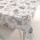 Detský bavlnený obdĺžnikový obrus Sandra SA-462 Slony so sivohnedou dúhou na bielom - Biante.sk