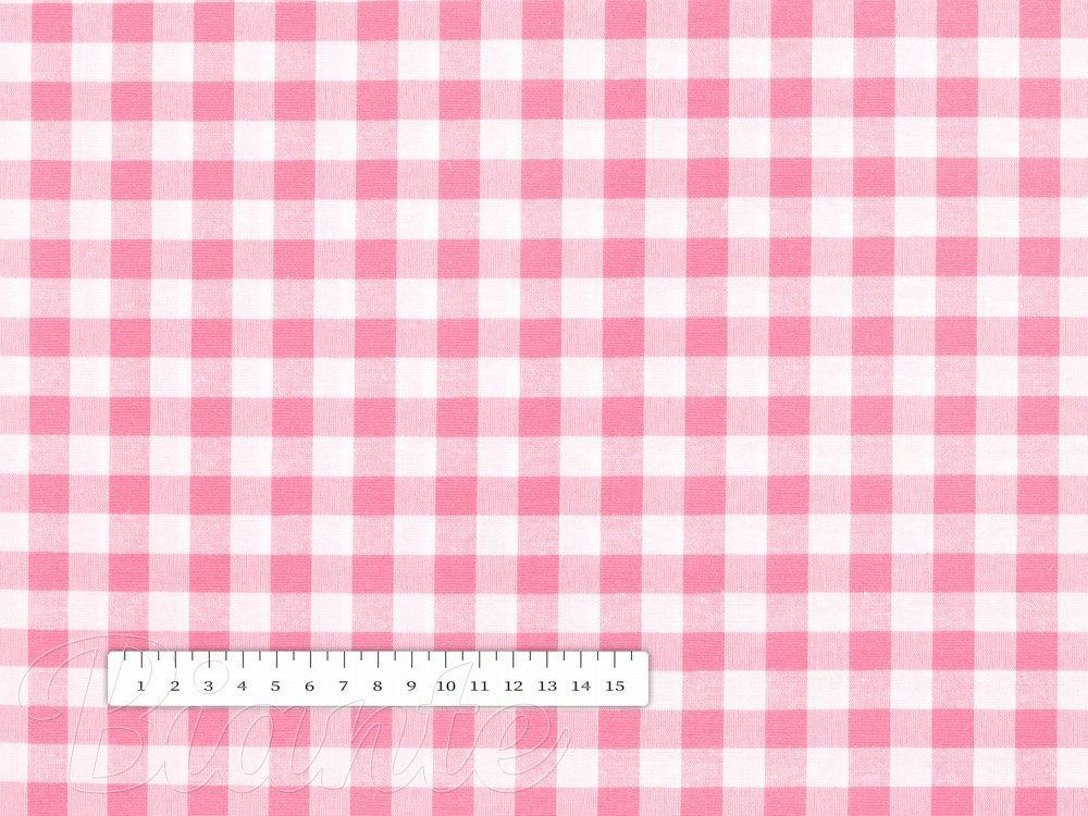 Bavlnená látka/plátno Sandra SA-248 Ružový kanafas 1x1 cm - šírka 140 cm - detail 2 - Biante.sk