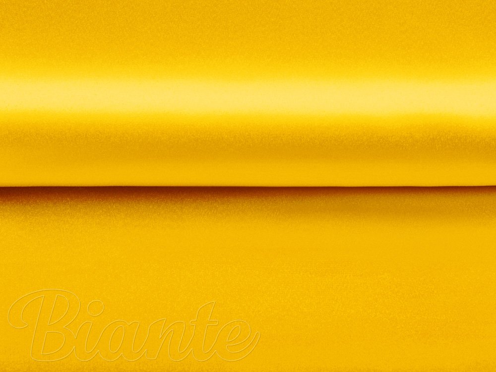 Látka polyesterový satén LUX-L041 Kanárikovo žltá - šírka 150 cm - detail 4 - Biante.sk