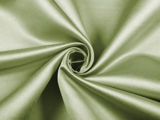 Látka polyesterový satén LUX-L051 Olivově zelená - šířka 150 cm - detail 1 - Biante.cz