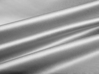 Látka polyesterový satén LUX-002 Svetlo sivá - šírka 150 cm - Biante.sk