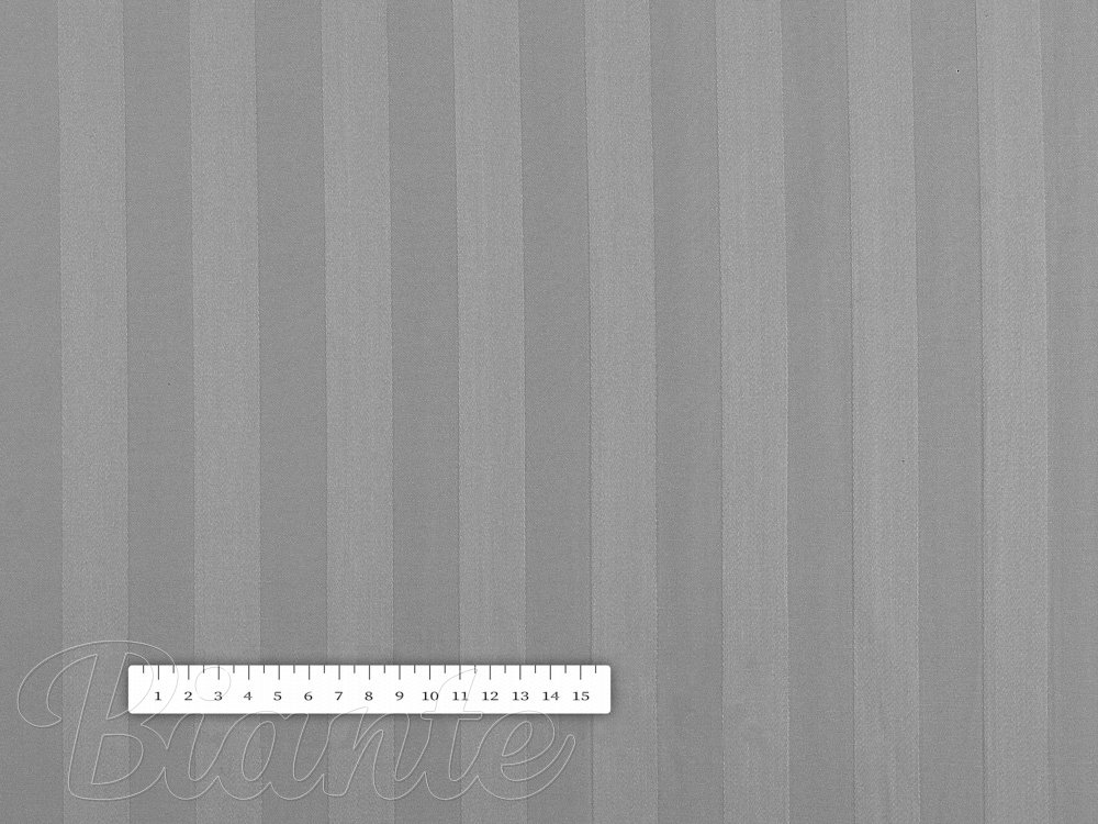 Damašek Atlas Grádl sivé pásiky 22 mm DM-009 - metráž šírka 150 cm - detail 1 - Biante.sk