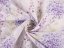 Dekoračná látka PML-069 Fialové kvety na bielom - šírka 150 cm - detail 2 - Biante.sk