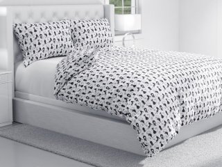 Bavlnené posteľné obliečky Sandra SA-019 Čierne mačky - detail 1 - Biante.sk