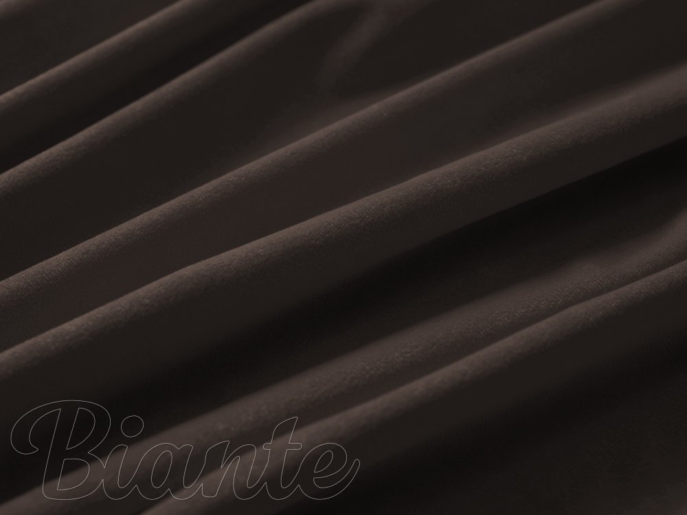 Sametová látka Velvet Premium SVP-016 Tmavě hnědá - šířka 145 cm a 280 cm - detail 4 - Biante.cz