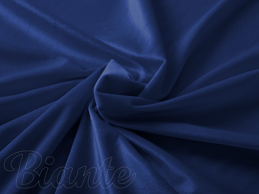 Dekoračná látka Zamat Velvet SV-006 Námornícka modrá - šírka 150 cm - detail 1 - Biante.sk