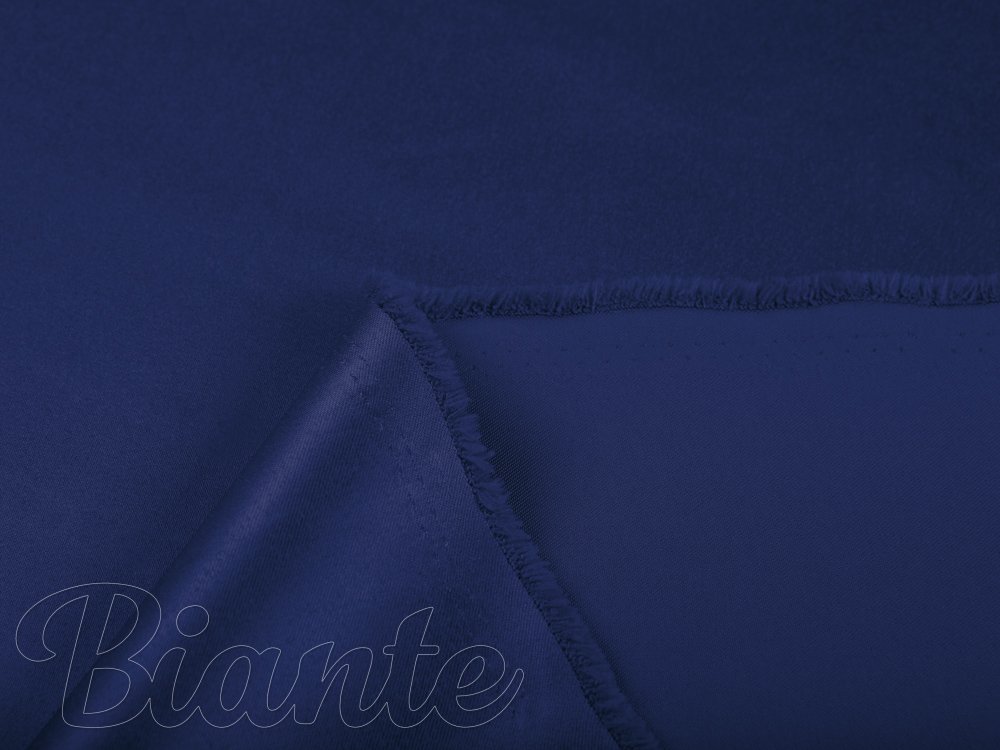 Látka polyesterový satén LUX-L039 Námořnická modrá - šířka 150 cm - detail 6 - Biante.cz