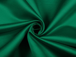 Látka polyesterový satén LUX-012 Zelená - šírka 150 cm - detail 1 - Biante.sk