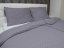 Hrejivé posteľné obliečky Minky 3D bodky MKP-004 Tmavo sivé - detail 1 - Biante.sk