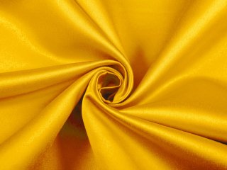 Látka polyesterový satén LUX-L041 Kanárikovo žltá - šírka 150 cm - detail 1 - Biante.sk