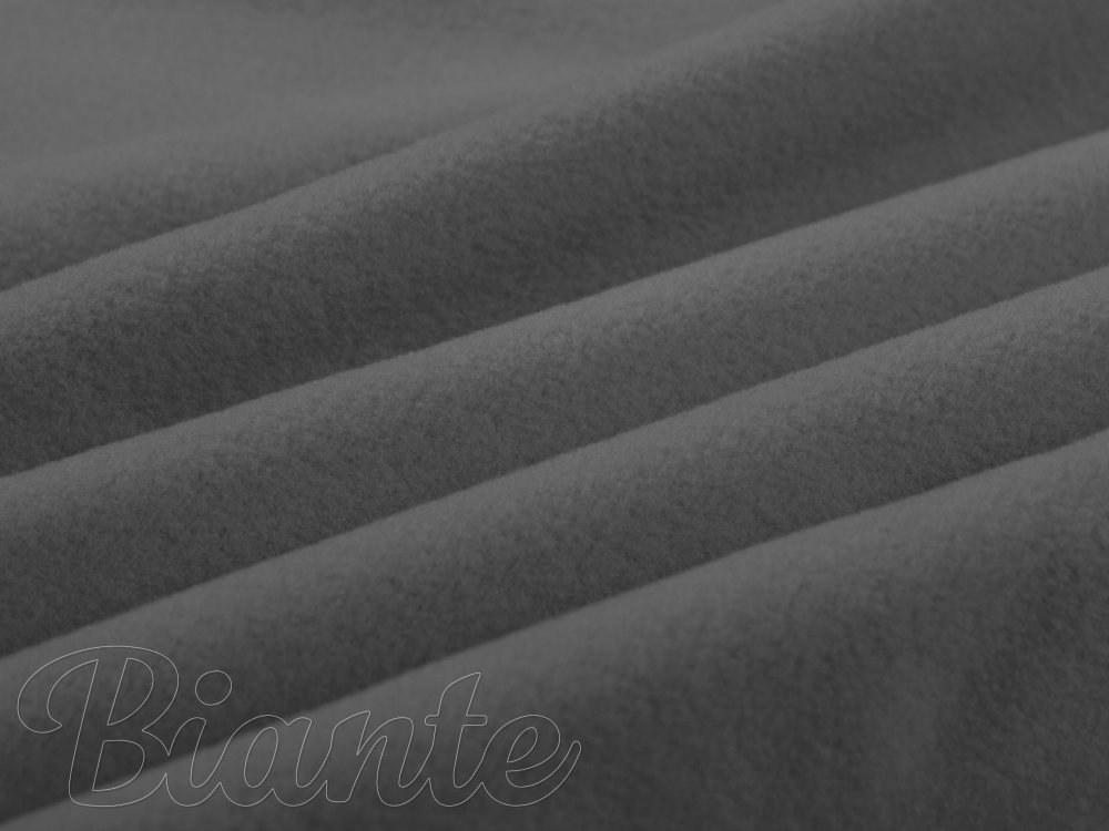 Polar fleece antipilling PF-011 Tmavo sivý – metráž š. 150 cm - detail 5 - Biante.sk