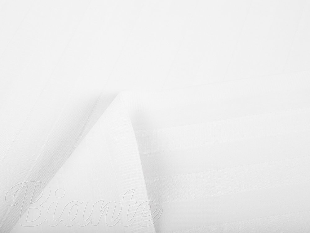 Damašek Atlas Gradl biele pásiky 22 mm DM-008 - metráž šírka 160 cm - detail 3 - Biante.sk