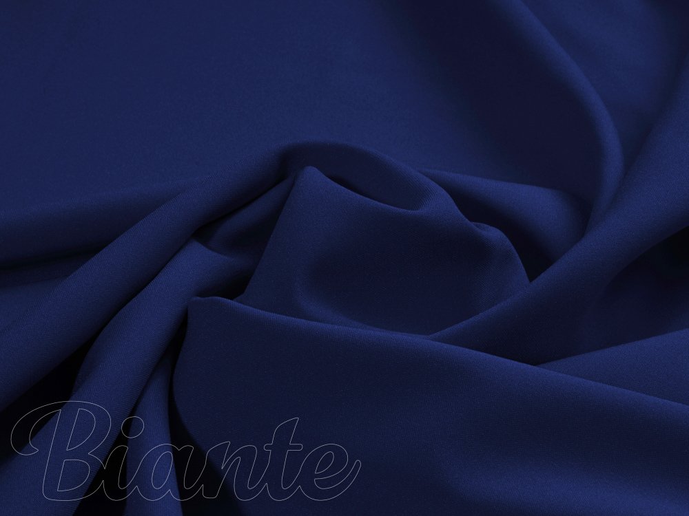 Dekoračná jednofarebná látka Rongo RG-063 Polnočná modrá - šírka 150 cm - Biante.sk