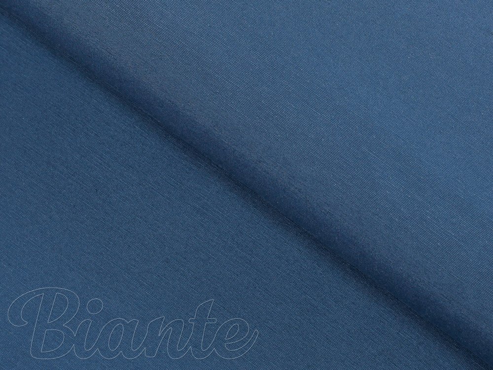 Dekoračná jednofarebná látka Leona LN-041 Tmavo modrá - šírka 140 cm - detail 1 - Biante.sk