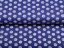 Bavlnená látka/plátno Sandra SA-214 Biele bodky na modrom - šírka 140 cm - detail 2 - Biante.sk