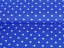 Dekorační látka Leona LN-022 Bílé puntíky na sytě modrém - šířka 140 cm - detail 4 - Biante.cz