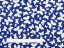 Bavlnená látka/plátno Sandra SA-376 Biele motýliky na modrom - šírka 160 cm - detail 3 - Biante.sk