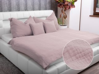 Mušelínové posteľné obliečky Nature MSN-008 Pastelovo fialkové - Biante.sk