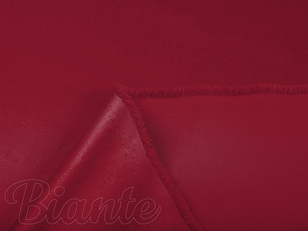 Látka polyesterový satén LUX-022 Vínově červená - šířka 150 cm - detail 6 - Biante.cz