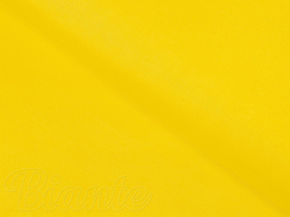 Dekorační jednobarevná látka Leona LN-039 Sytě žlutá - šířka 140 cm - detail 1 - Biante.cz