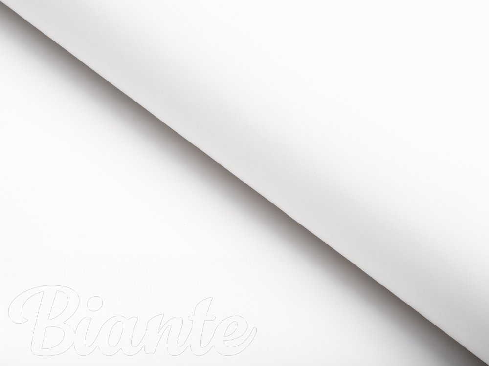 PVC ubrus metráž š. 140 cm PV-002 Bílý hladký - Biante.cz