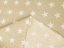 Bavlnená látka/plátno Sandra SA-309 Biele hviezdičky na béžovom - šírka 160 cm - detail 4 - Biante.sk