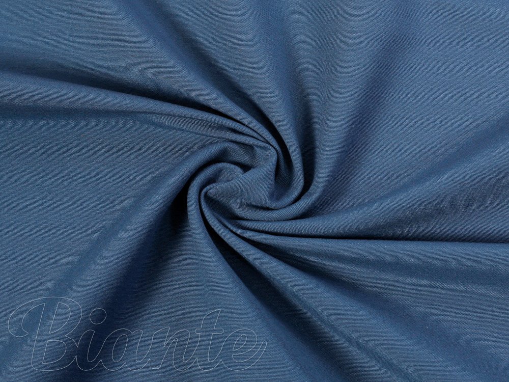 Dekoračná jednofarebná látka Leona LN-041 Tmavo modrá - šírka 140 cm - detail 4 - Biante.sk