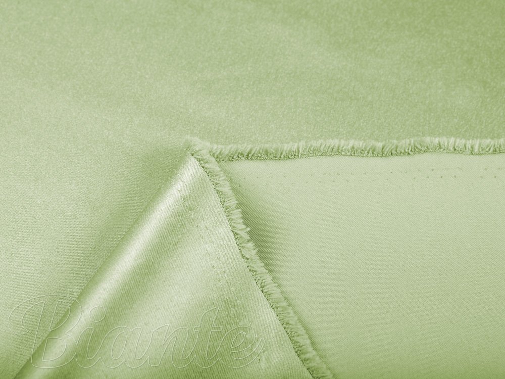 Látka polyesterový satén LUX-025 Olivovo zelená - šírka 150 cm - detail 6 - Biante.sk