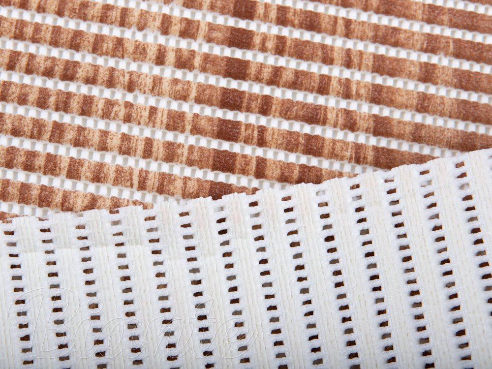 Kúpeľňová penová rohož / predložka PRO-018 Hnedý drevodekor - metráž šírka 65 cm - detail 4 - Biante.sk