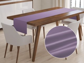 Saténový behúň na stôl polyesterový Satén LUX-L043 Fialová lila - Biante.sk