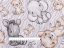 Detská bavlnená látka/plátno Sandra SA-335 Africké zvieratká na zebrovanom - šírka 160 cm - detail 3 - Biante.sk