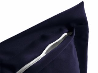 Dekoračná obliečka na vankúš s lemom Rongo RG-079 Námornícka modrá - detail 1 - Biante.sk