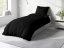 Bavlnené jednofarebné posteľné obliečky Moni MO-022 Čierne - detail 2 - Biante.sk