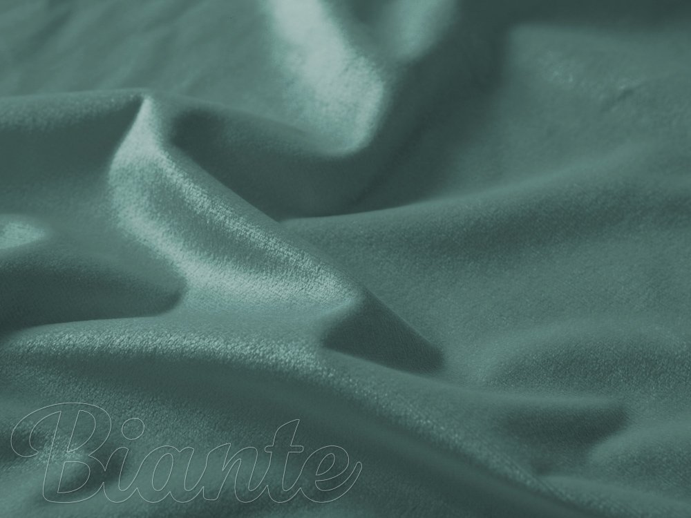 Dekoračná látka Zamat Velvet SV-021 Ľadovo zelená - šírka 150 cm - detail 3 - Biante.sk
