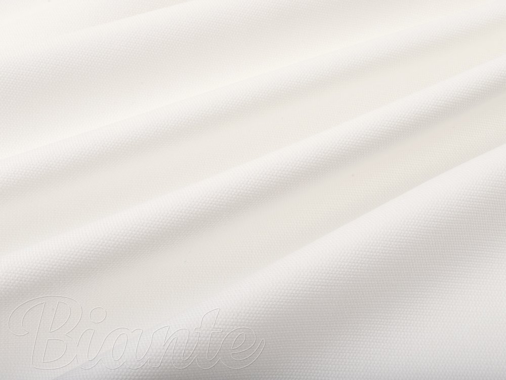 Bavlnená látka Panama PAN-001 Biela - šírka 250 cm - detail 5 - Biante.sk