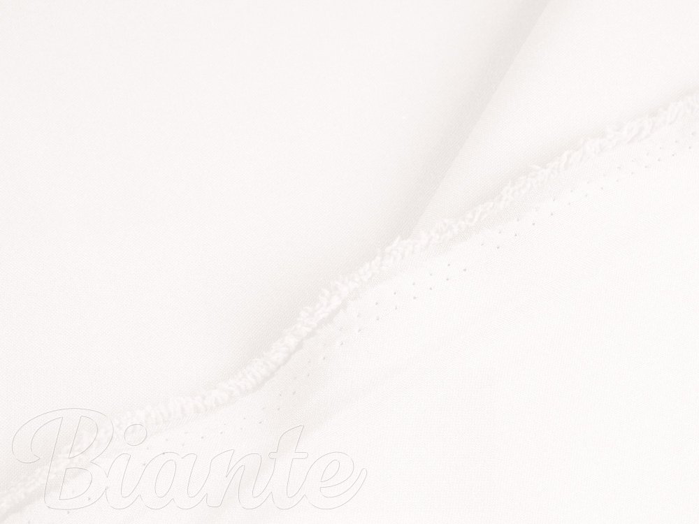 Dekoračná jednofarebná látka Rongo RG-032 Krémovo biela - šírka 150 cm - detail 2 - Biante.sk