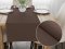 Dekoračný behúň na stôl BKS-409 Čokoládovo hnedý - Biante.sk