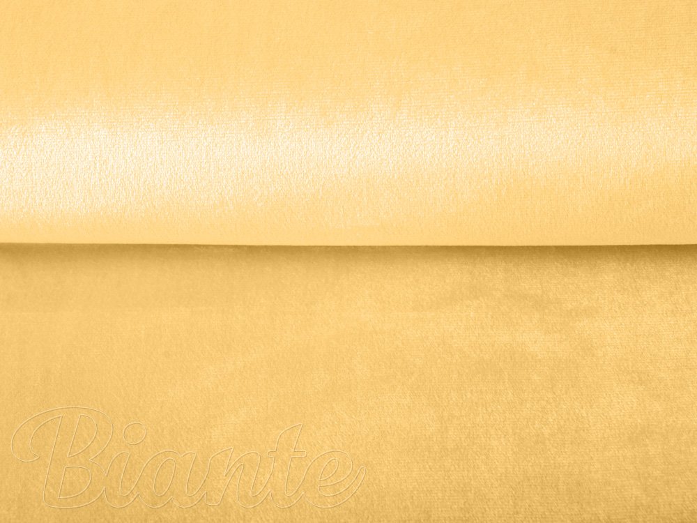 Dekoračná látka Zamat Velvet SV-010 Svetlo žltá - šírka 150 cm - detail 2 - Biante.sk
