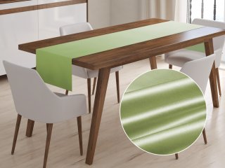Saténový behúň na stôl polyesterový Satén LUX-025 Olivovo zelený - Biante.sk