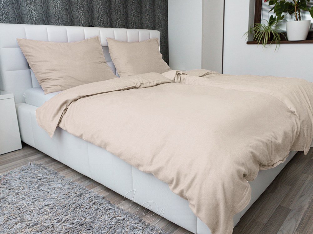 Ľanové posteľné obliečky LEN-005 Režné 140x200 cm - Biante.sk