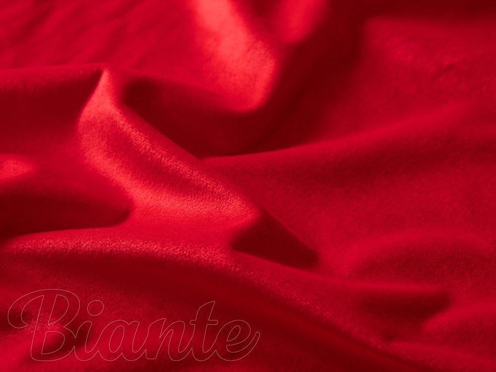 Dekoračná látka Zamat Velvet SV-001 Červená - šírka 150 cm - detail 3 - Biante.sk