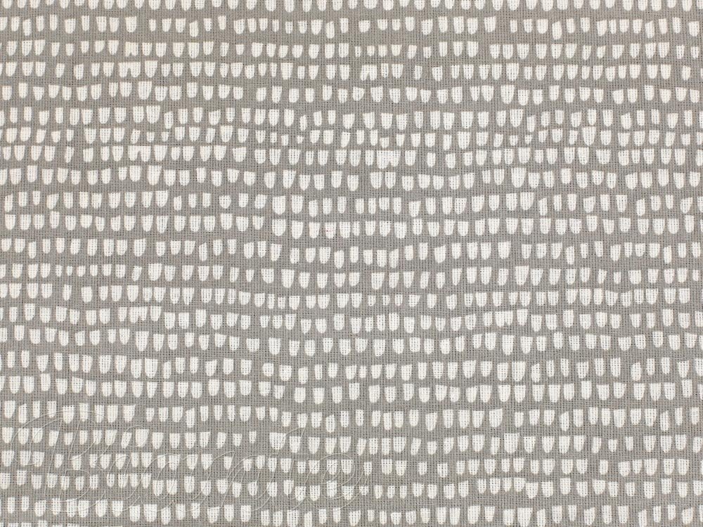 Bavlnená látka/plátno Sandra SA-062 Nepravidelné tvary na sivobéžovom - šírka 145 cm - detail 5 - Biante.sk