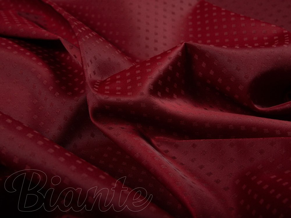 Dekoračná látka PM-002 Drobné nopky - vínovo červená - šírka 160 cm - detail 6 - Biante.sk