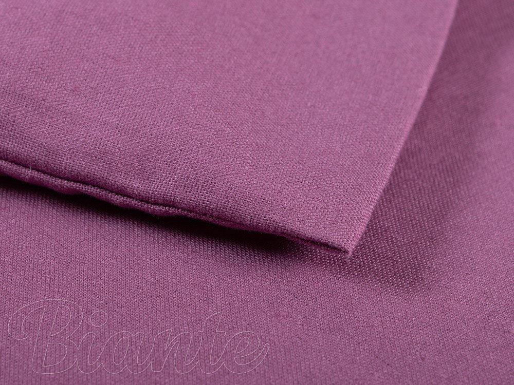 Ľanové posteľné obliečky LEN-001 Ružovofialové 140x200 cm - detail 2 - Biante.sk